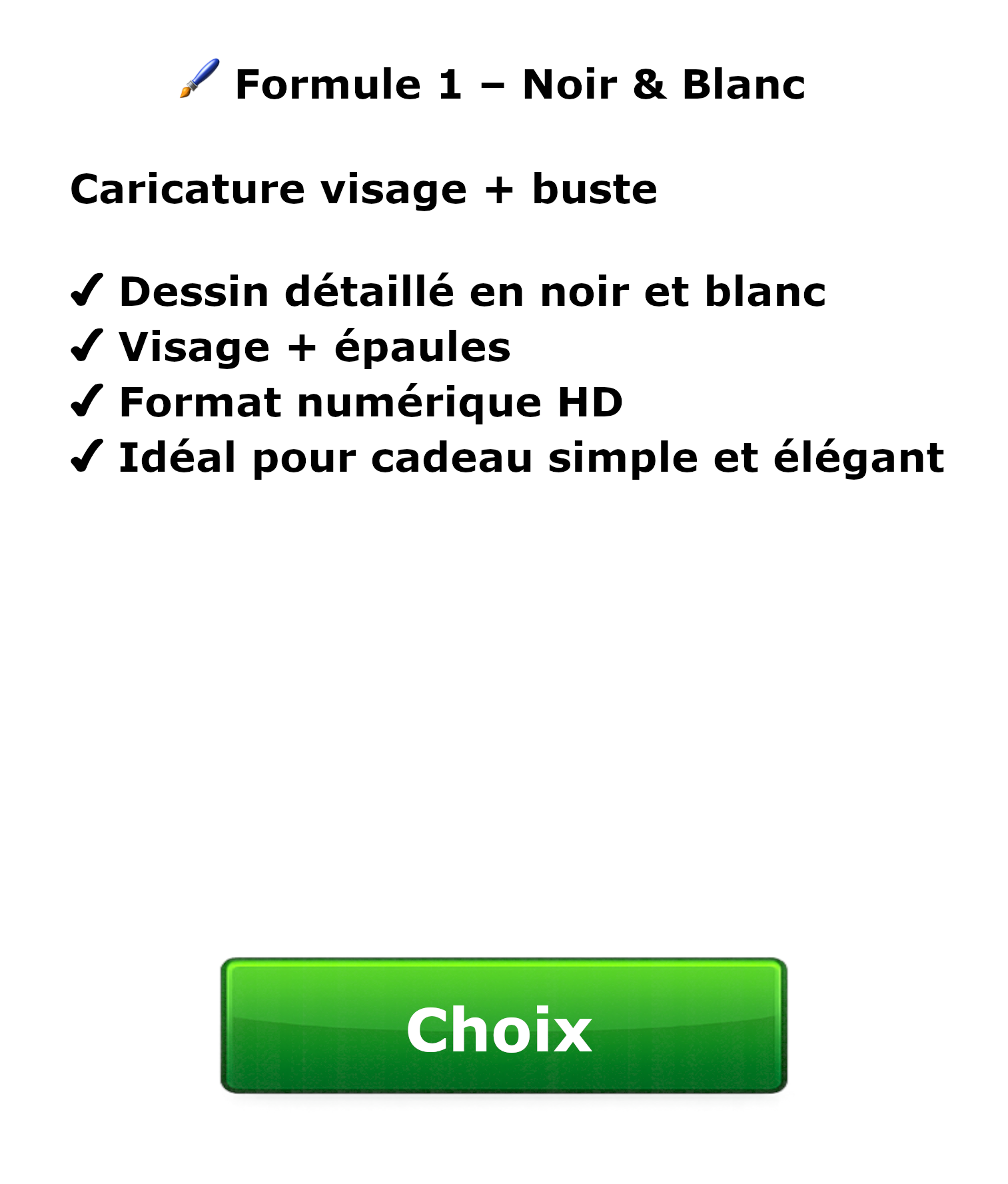Choix formule1 détails