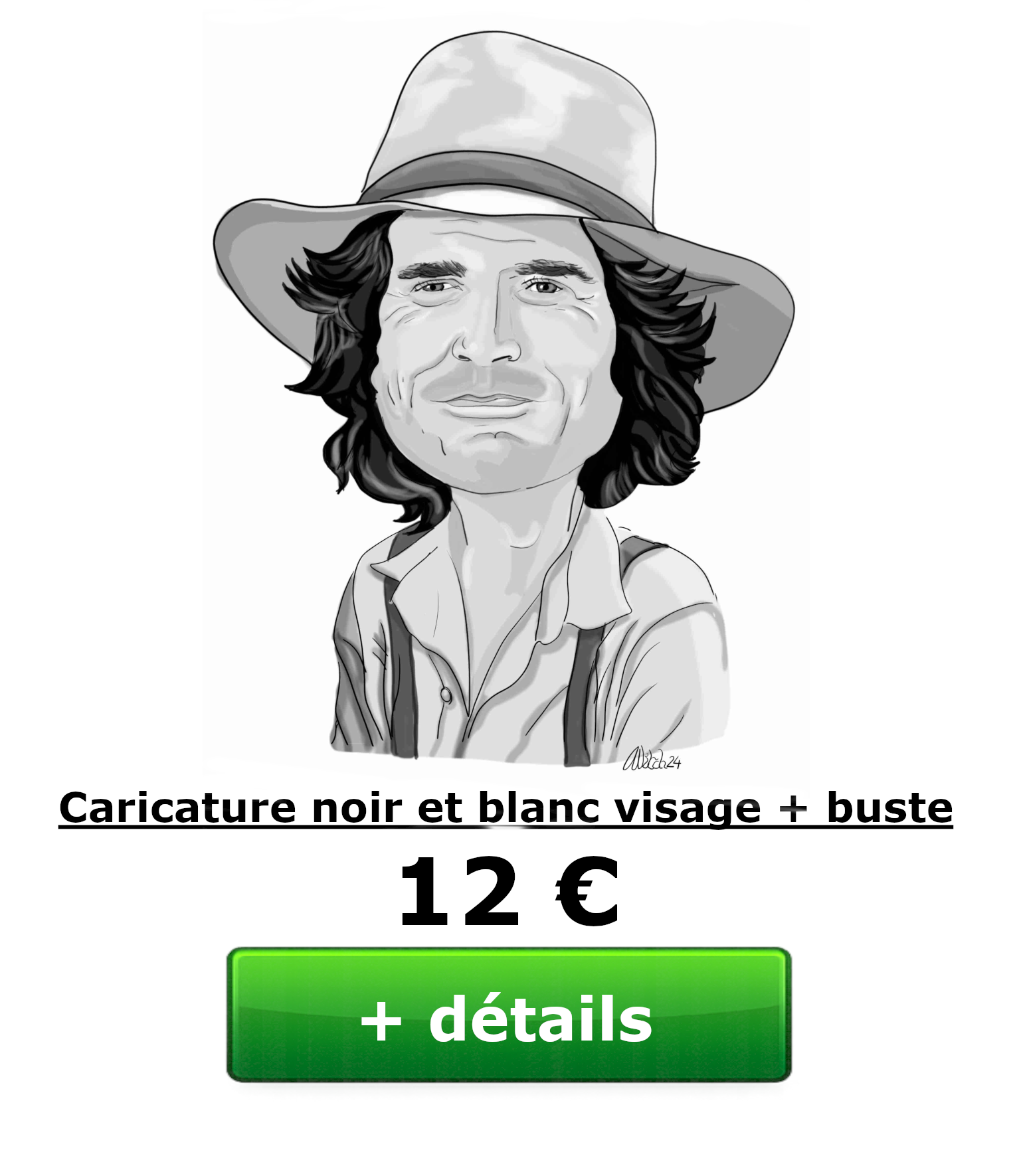 Caricature personnalisée - Formule1